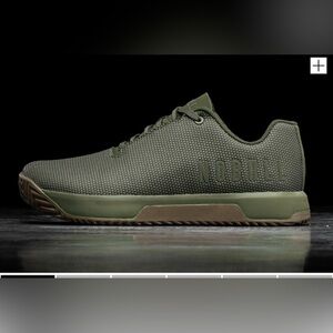 Nobull Men's Impact Gum Shoes Size 7.5  Green SuperFrabric Runners Sneakers